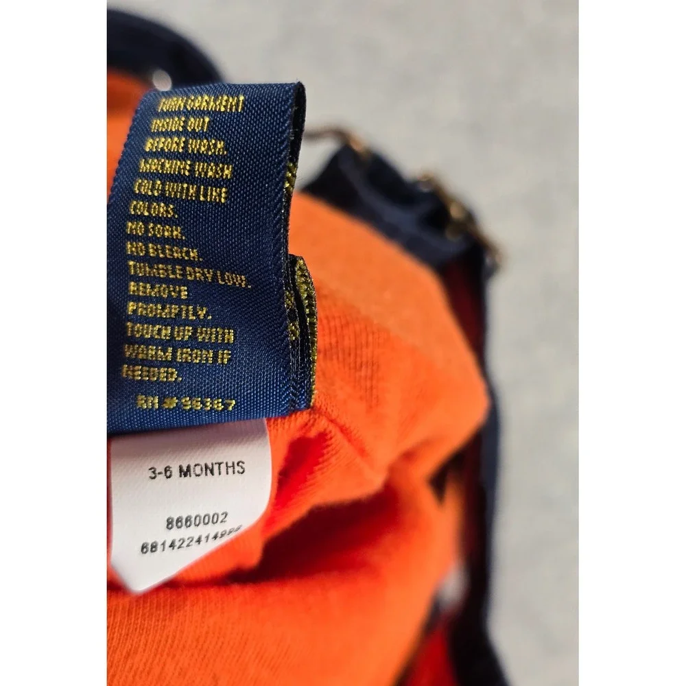 OshKosh Y2K Cargo Fleece Lined Overalls Baby 3-6m Blue Camp Outdoor Patched
